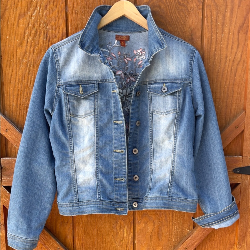 Embroidered Denim Jacket